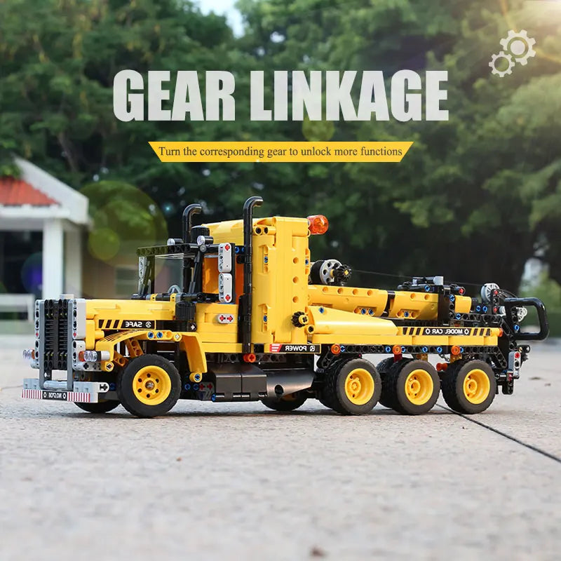 17011 Technical Truck Toys The MOC-43434 Tow Truck Building Block Assembly Car Brick Set Kids Christmas Gift