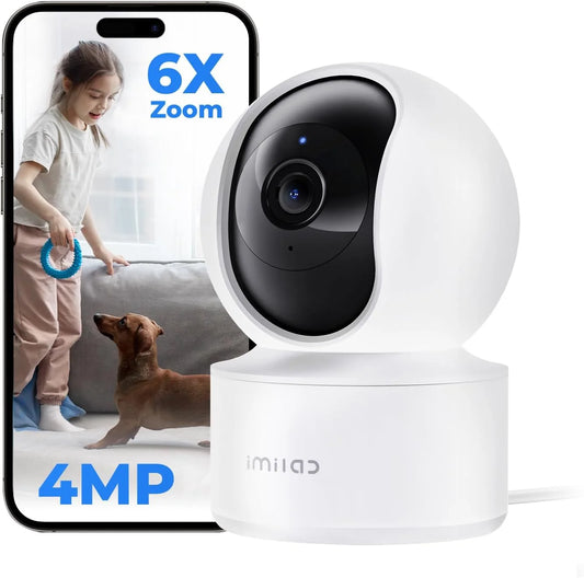 IMILAB C21 2.5K IP Security Camera with 360° Night Vision Baby Monitor 2-Way Audio And AI Detection, Work With Xiaomi Home
