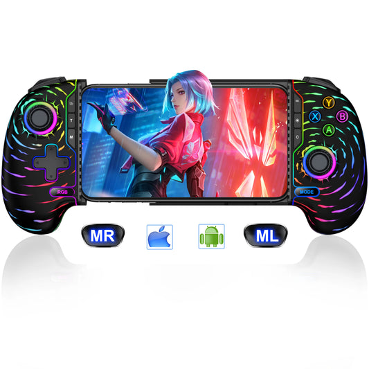 BEBONCOOL Gamepad Type-C Mobile Phone Controller Hall Effect Stretching Handle Joystick Android Ps Cloud Game Customized