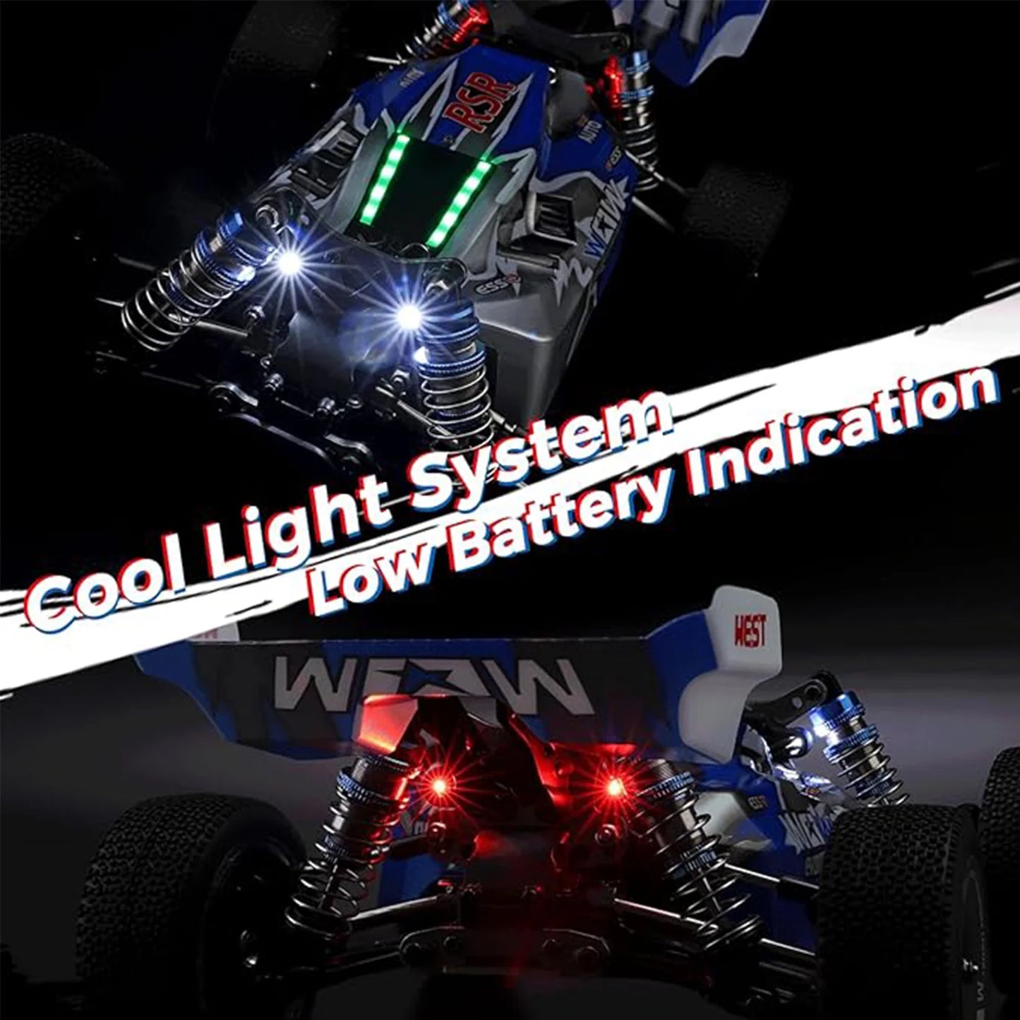 WLtoys144011 1/14 4WD RC Cars for Adults , Max 43 Mph Off-road Fast RC Car,Upgraded version(144001V2) ,Suitable for Outdoors