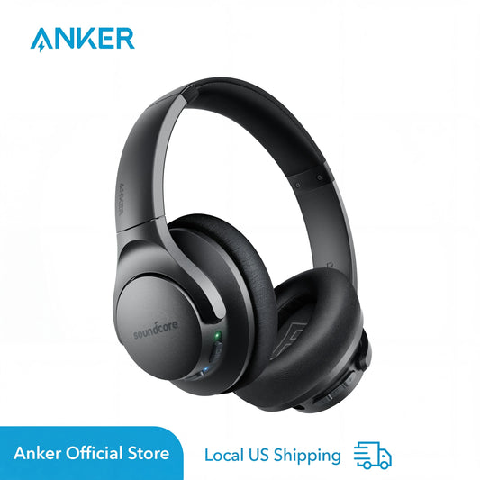 Soundcore Anker Life Q20 Hybrid Active Noise Cancelling, Wireless Over Ear Bluetooth Headphones, 60H Playtime  (Refurbished)