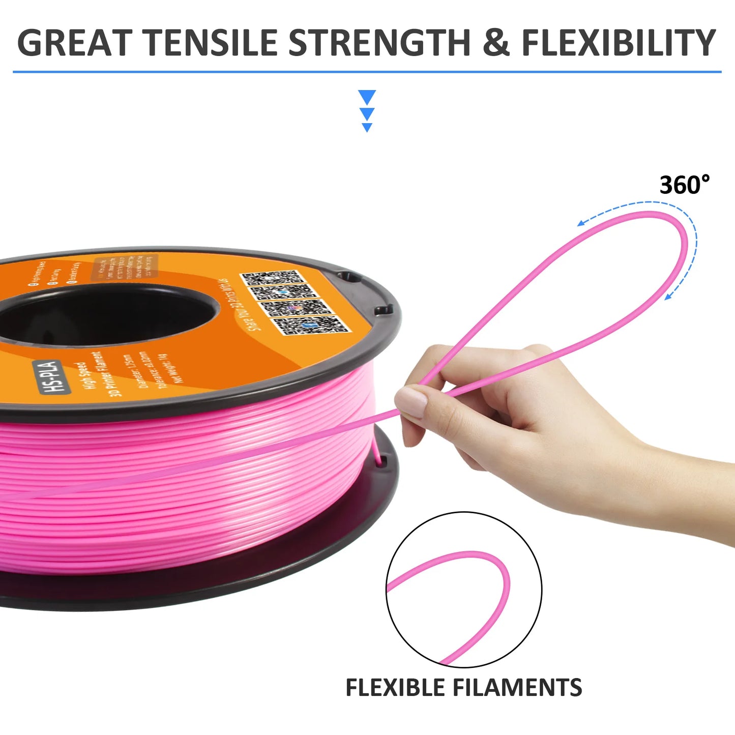 GEEETECH 10Kg High Speed PLA 3d priner Filament 1kg 1.75mm, faster curing & printing speed, higher printing quality