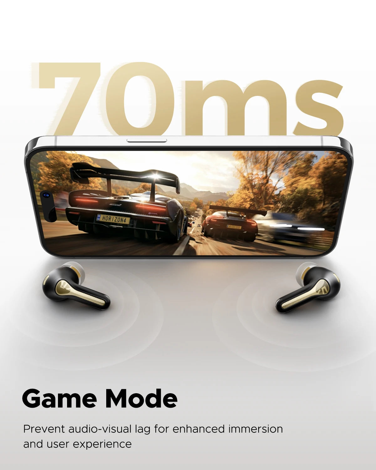 SoundPEATS Capsule3 Pro+ Wireless Earphones Adaptive ANC Bluetooth Headphones Hi Res HiFi Stereo Sound with xMEMS Speaker,LDAC