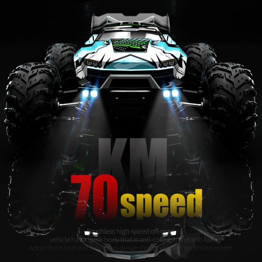 Pro 1:16 75KM/H 4WD RC Car With LED Light 2.4G Remote Control Cars High Speed Drift Monster Truck