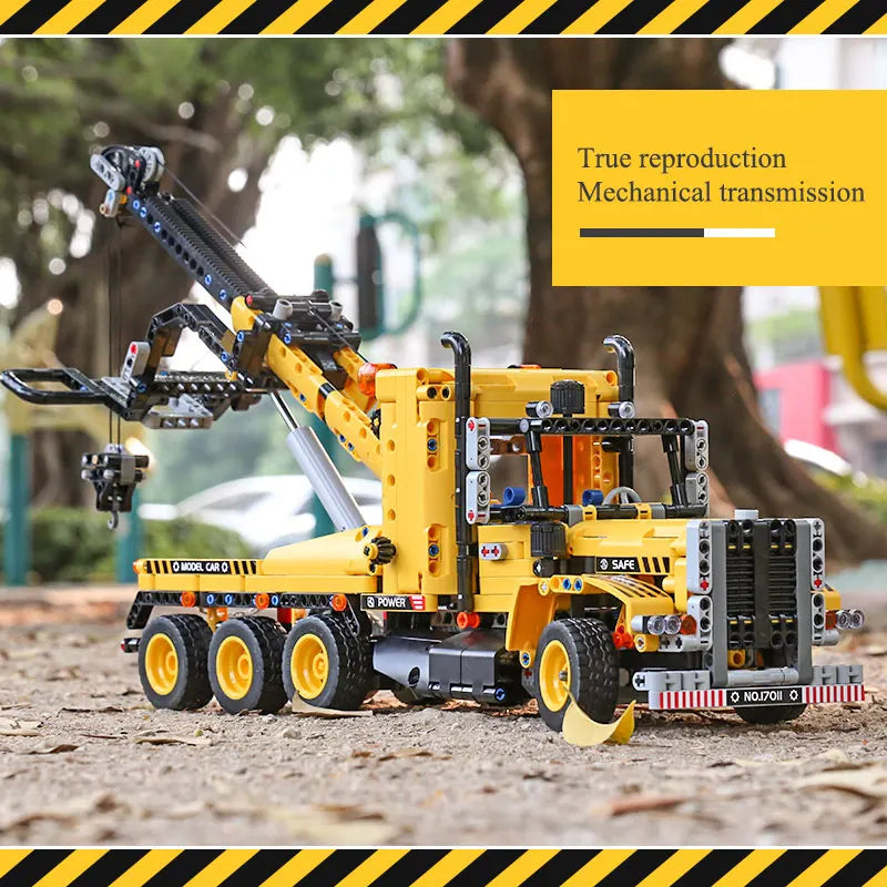 17011 Technical Truck Toys The MOC-43434 Tow Truck Building Block Assembly Car Brick Set Kids Christmas Gift