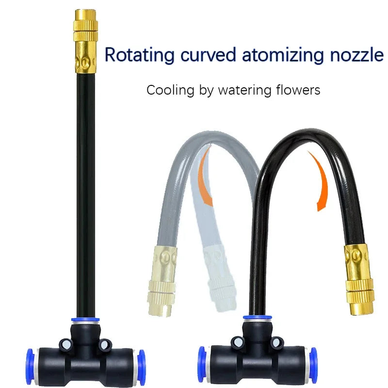 5-20M Universal Automatic Irrigation Sprinkler Kit Rotating Copper Nozzle Garden Balcony Atomization Sprinkler Kits