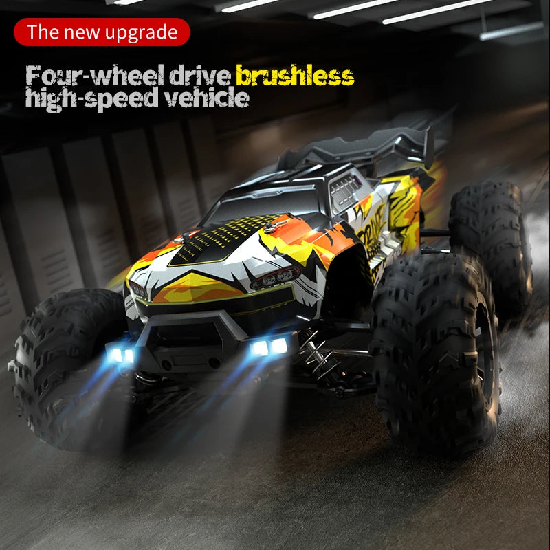 Pro 1:16 75KM/H 4WD RC Car With LED Light 2.4G Remote Control Cars High Speed Drift Monster Truck