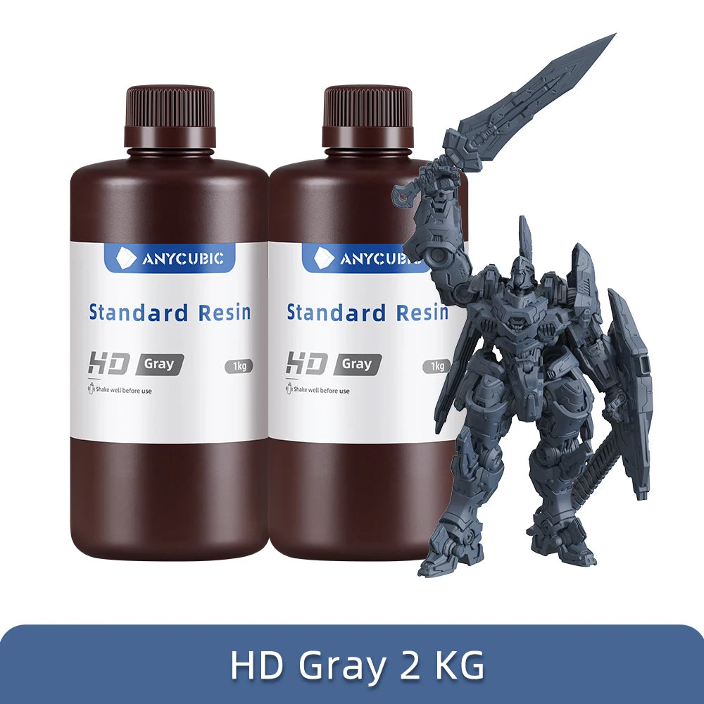 ANYCUBIC Standard Resin 405nm UV Resin LCD 3D Printer Photosensitive Resin For Photon Mono 7 Pro Figurines 3D Printing Materials