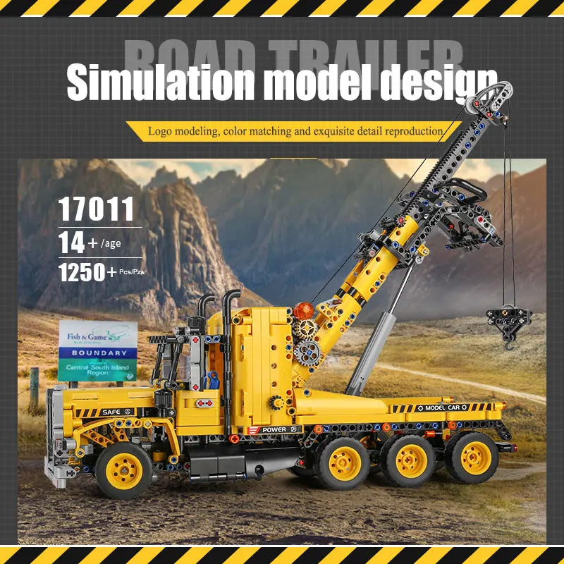 17011 Technical Truck Toys The MOC-43434 Tow Truck Building Block Assembly Car Brick Set Kids Christmas Gift